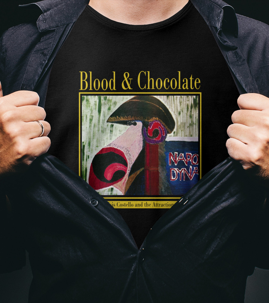 Blood And Chocolate Elvis Costello And The Attractions Napo Dyno T-Shirt
