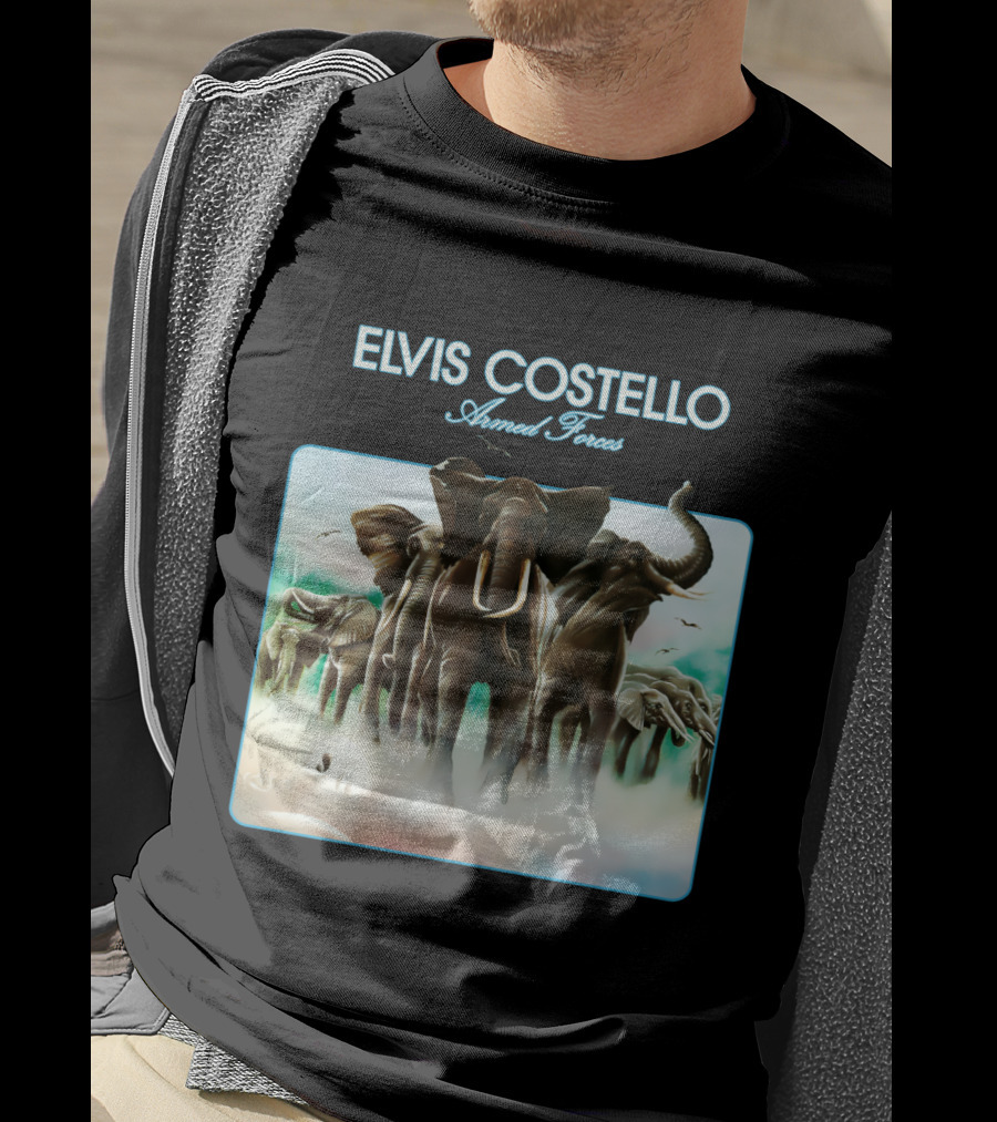 Elvis Costello Armed Forces Elephant T-Shirt