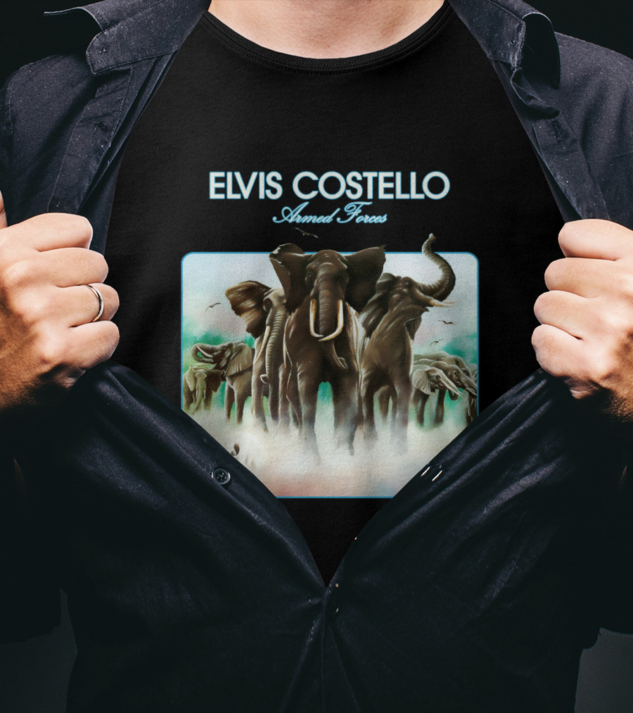 Elvis Costello Armed Forces Elephant T-Shirt