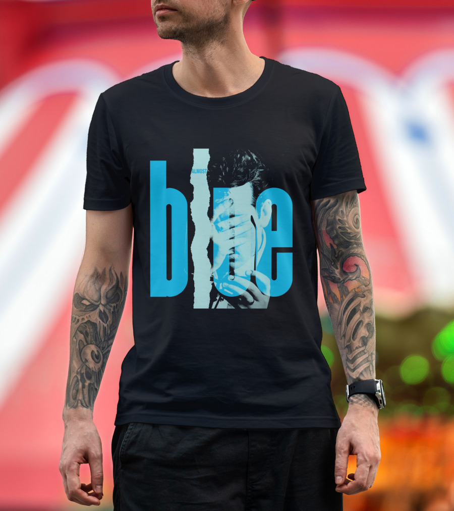 EVCTL 37 Almost Blue Torn T-Shirt