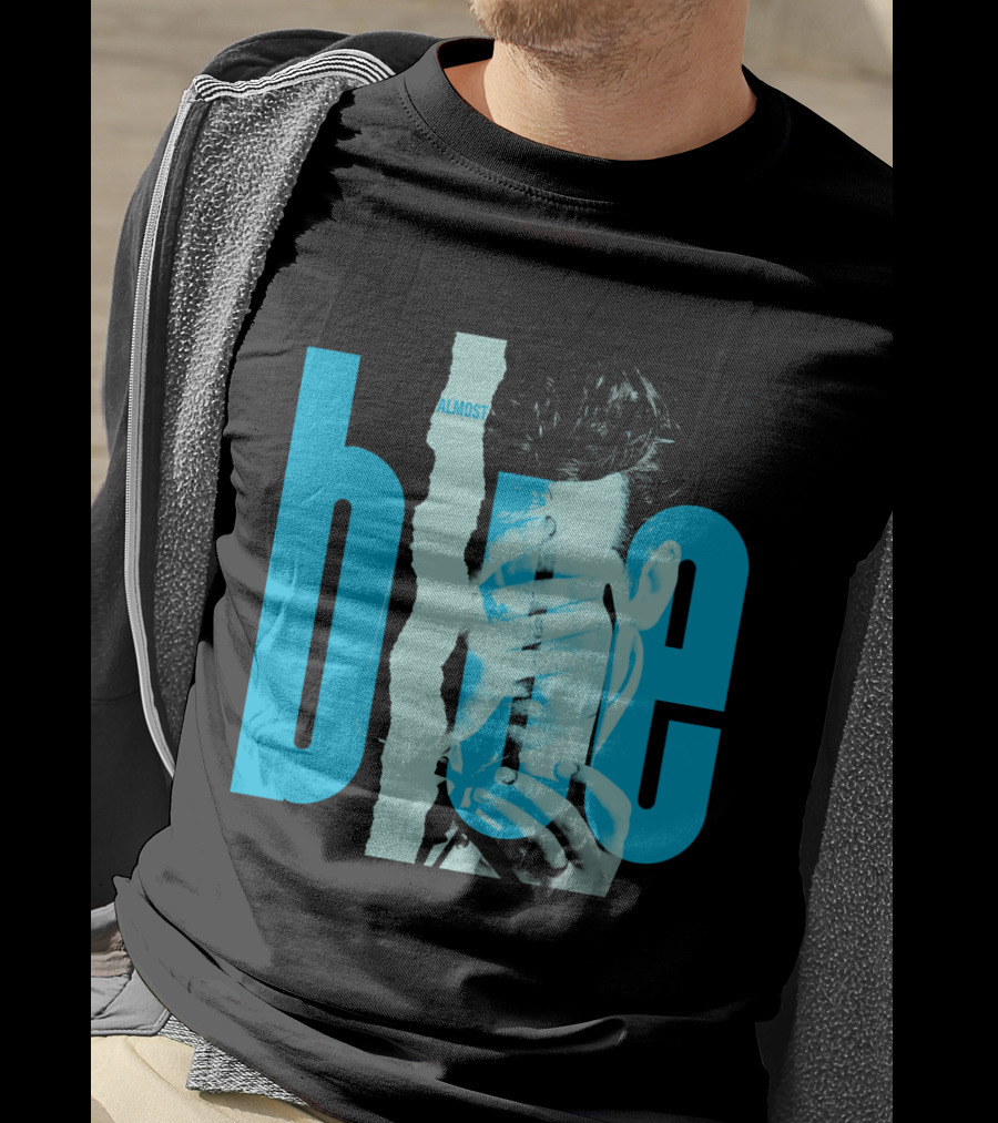 EVCTL 37 Almost Blue Torn T-Shirt