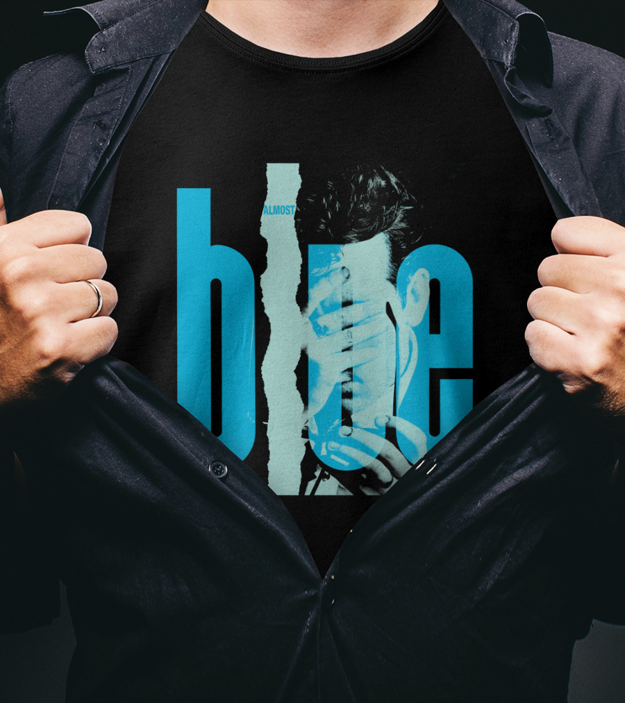 EVCTL 37 Almost Blue Torn T-Shirt