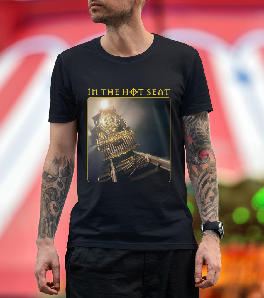 ELP 06 In the Hot Seat Train Emblem T-Shirt