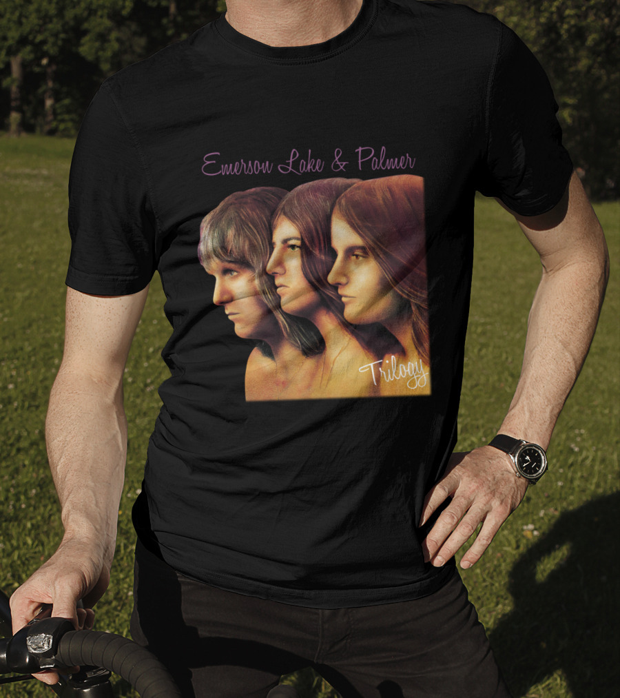 Emerson Lake & Palmer Trilogy Album Cover Art T-Shirt