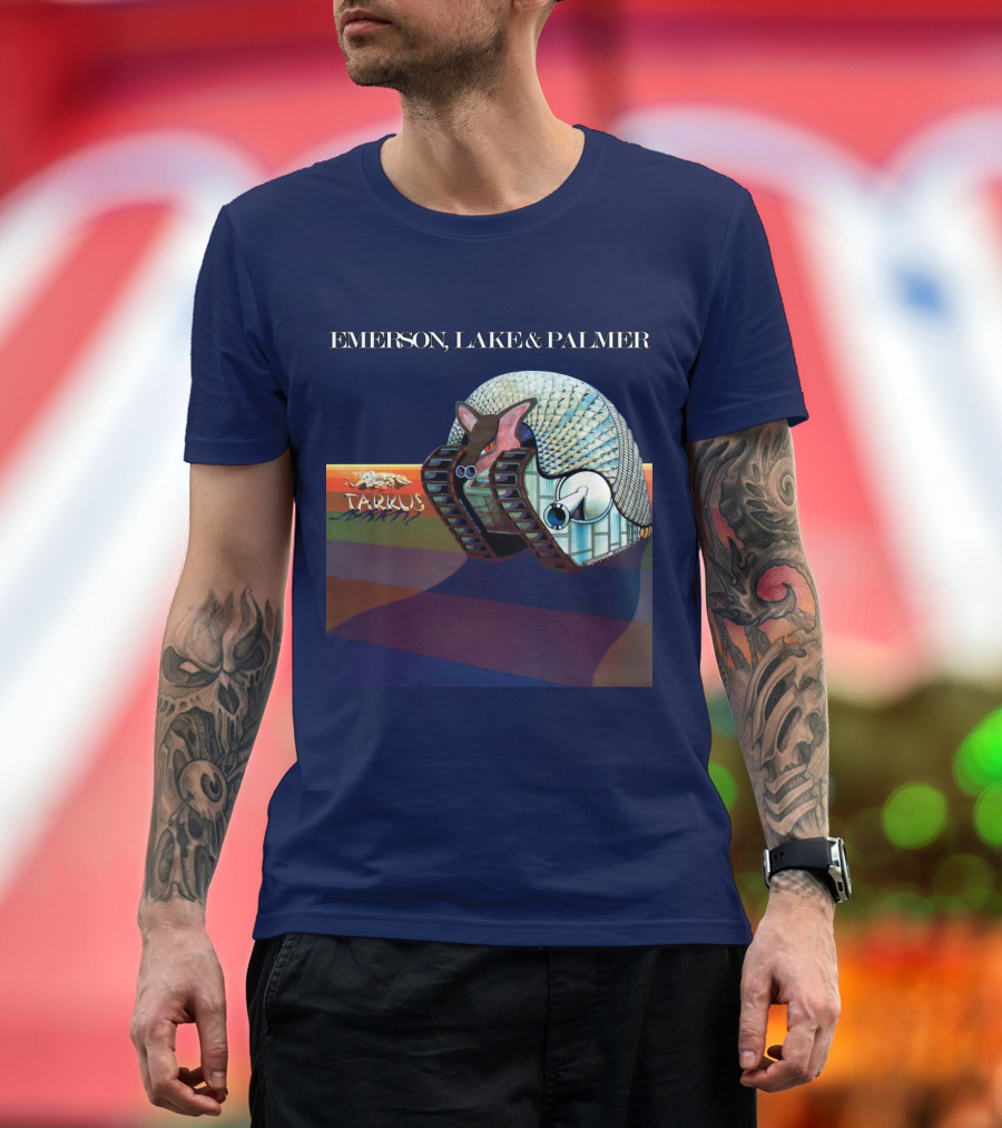 Emerson, Lake and Palmer Tarkus 12 Album Cover T-Shirt