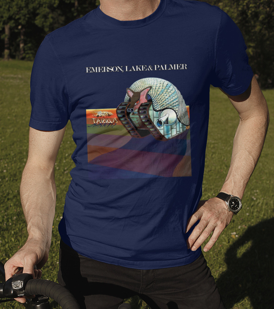 Emerson, Lake And Palmer Tarkus 12 Album Cover T-Shirt