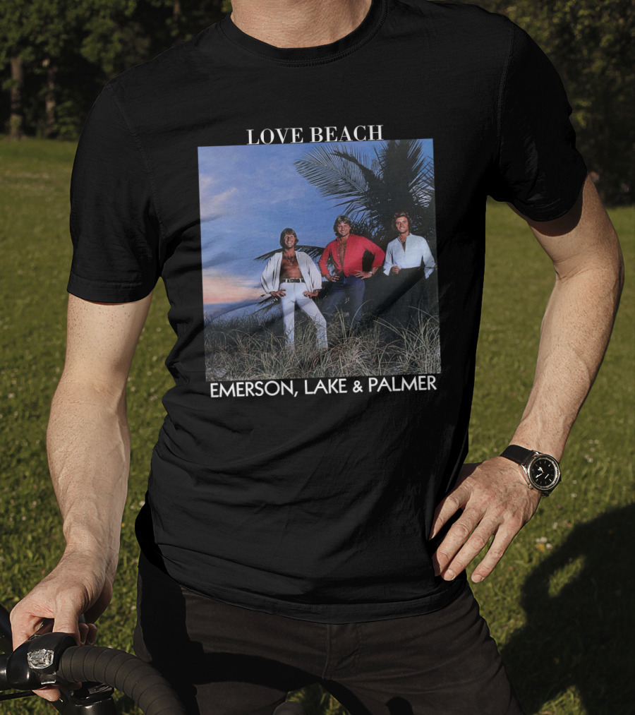 Love Beach Emerson Lake And Palmer Album Cover T-Shirt