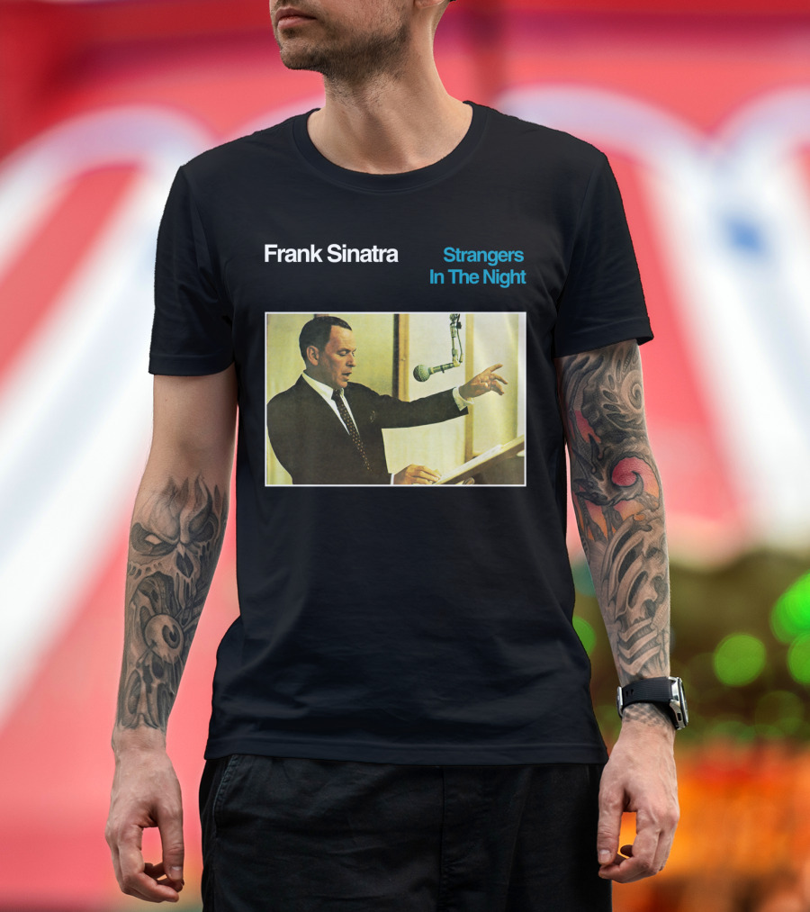 Frank Sinatra Strangers In The Night Classic Album Cover T-Shirt