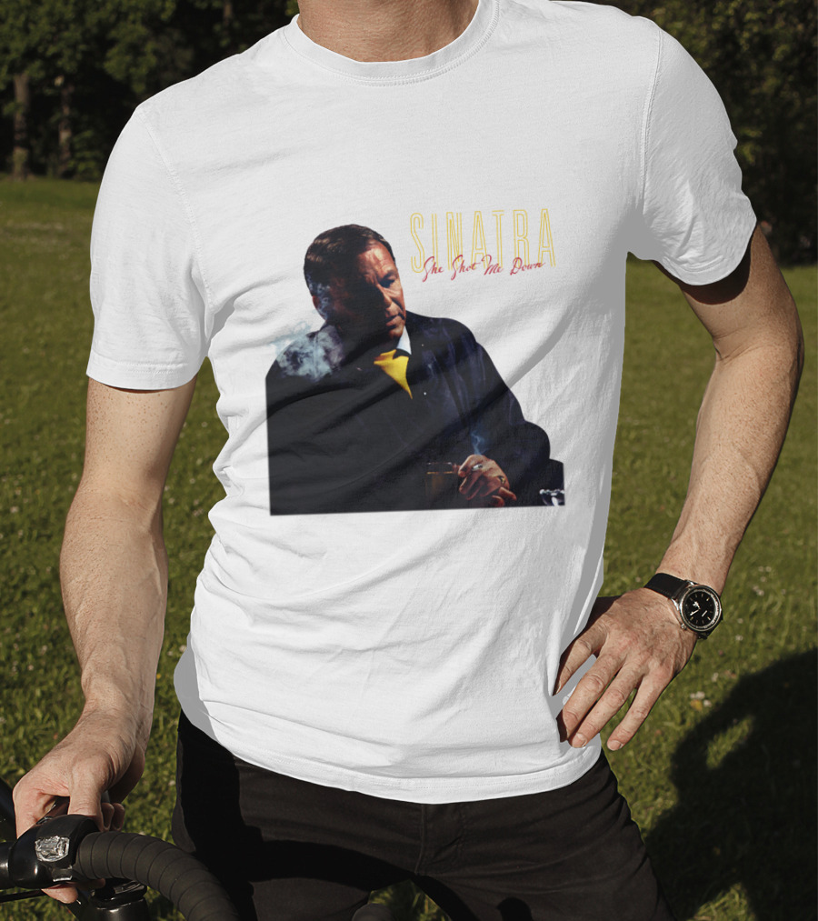 SINATRA She Shot Me Down Smoking Jacket T-Shirt