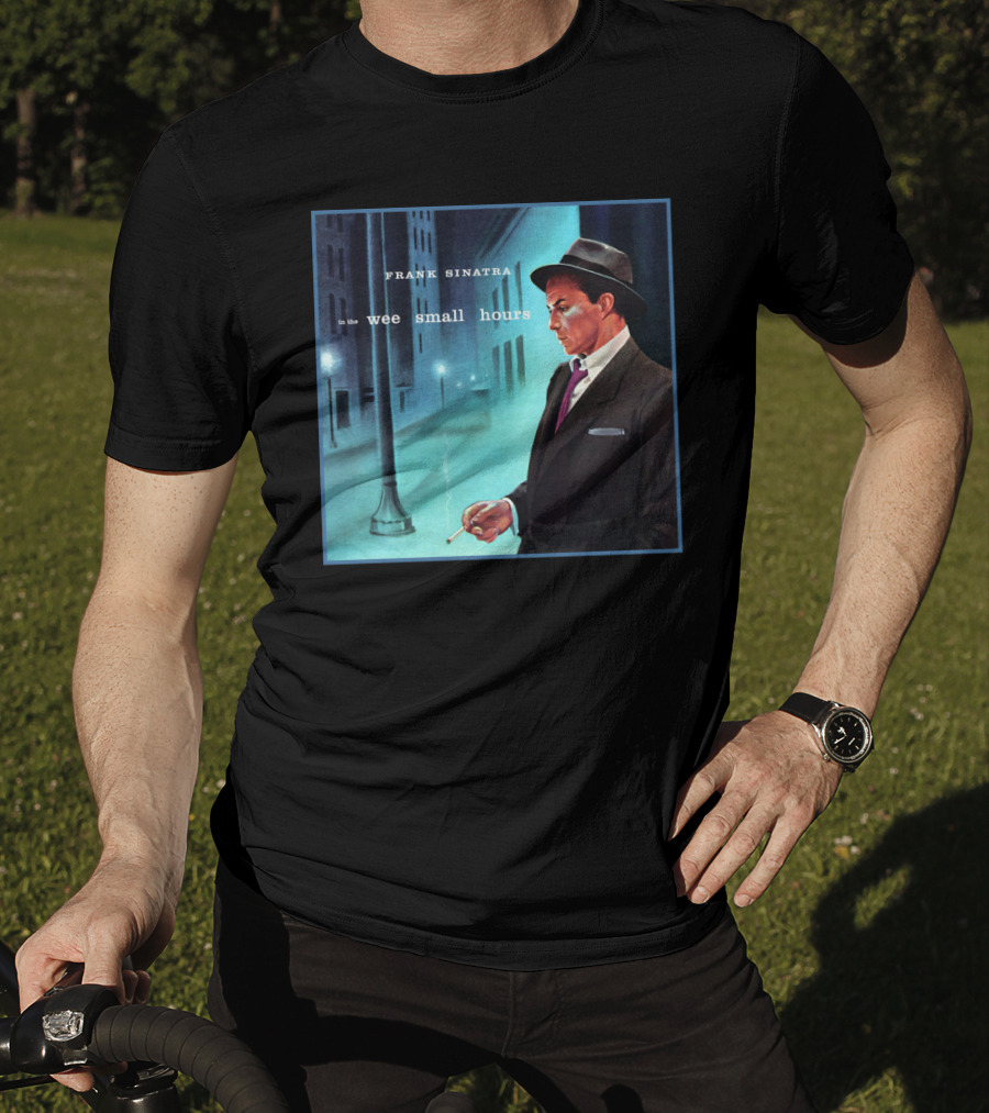 Frank Sinatra In The Wee Small Hours Classic Album Cover Smoking Night Scene T-Shirt