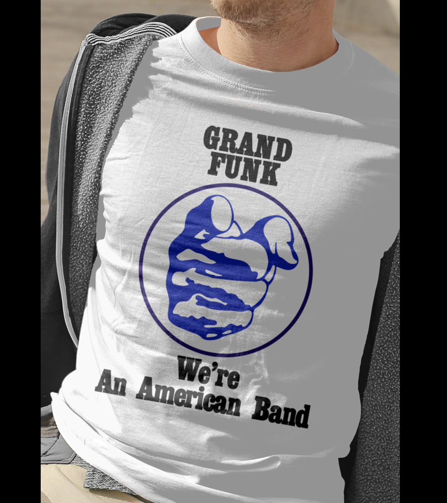 Grand Funk We're An American Band Vintage Fist T-Shirt