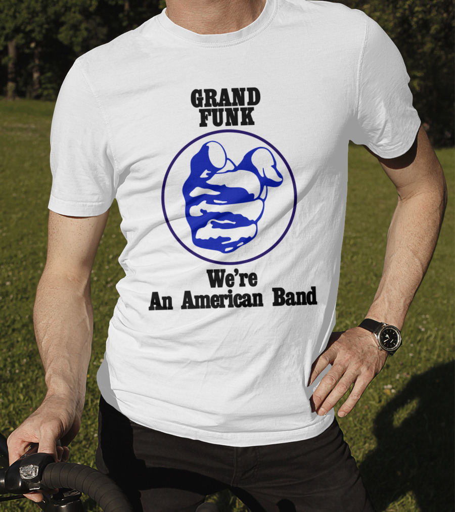 Grand Funk We're An American Band Vintage Fist T-Shirt