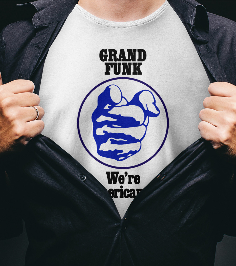 Grand Funk We're An American Band Vintage Fist T-Shirt