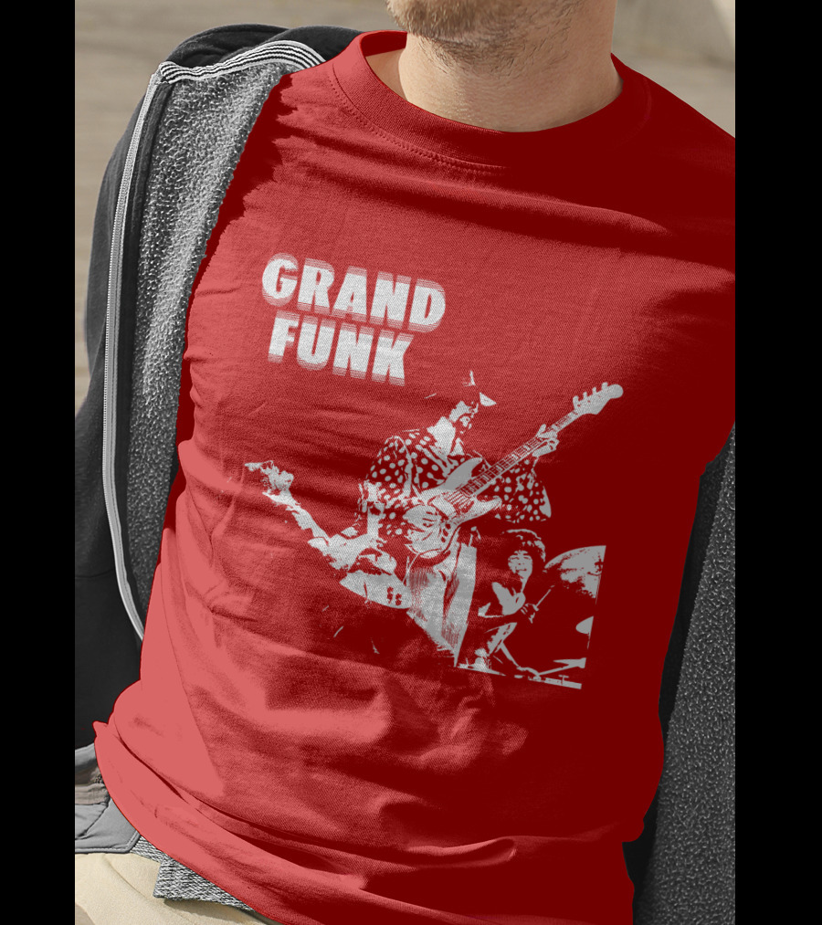 Grand Funk Railroad Band Live Rock Performance GFR 10 T-Shirt