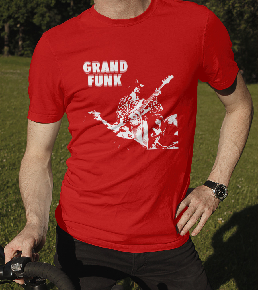 Grand Funk Railroad Band Live Rock Performance GFR 10 T-Shirt