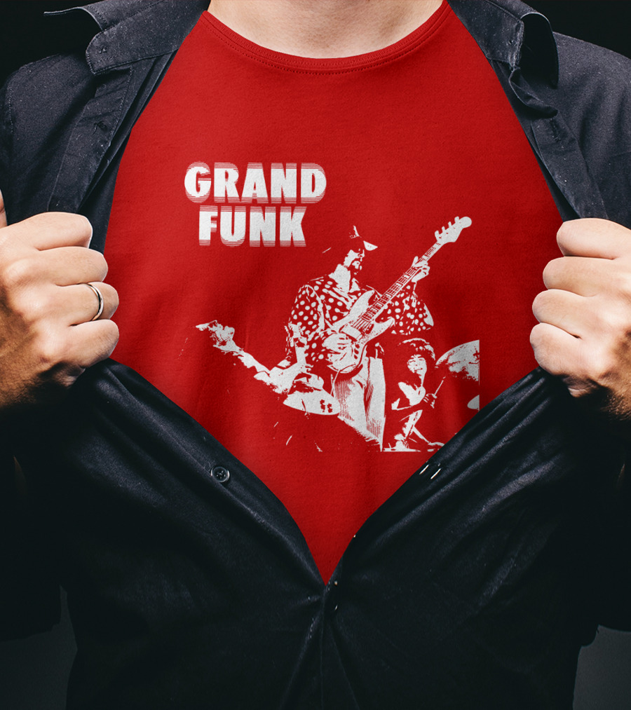 Grand Funk Railroad Band Live Rock Performance GFR 10 T-Shirt