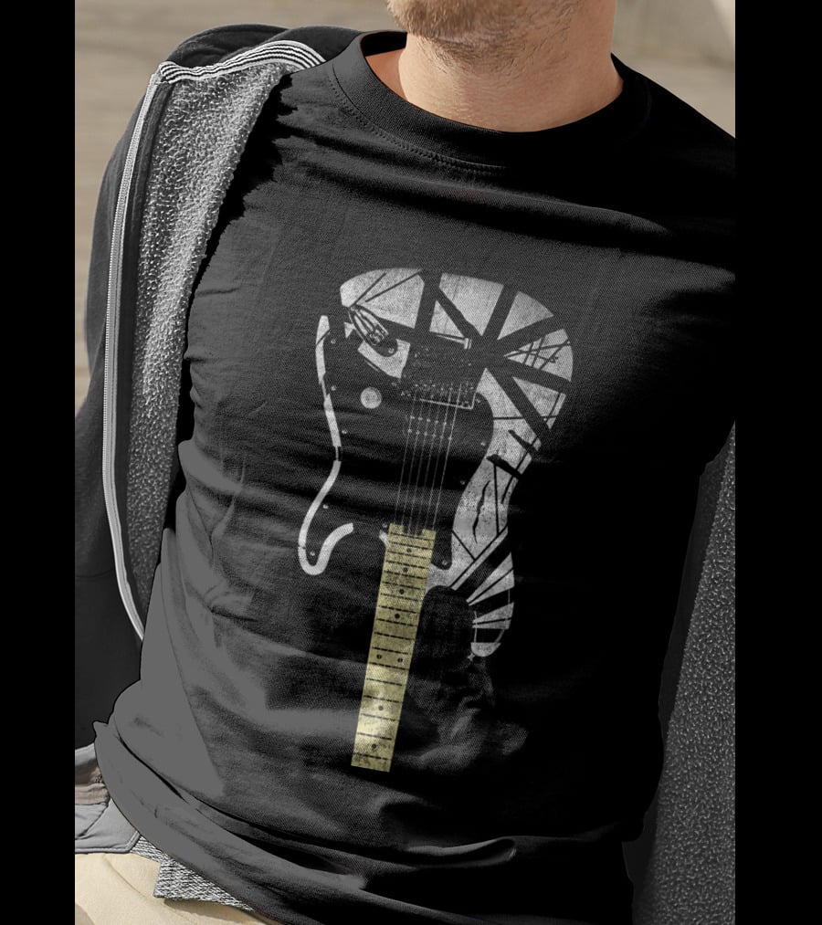 Vhl 08 Distressed Electric Guitar T-Shirt