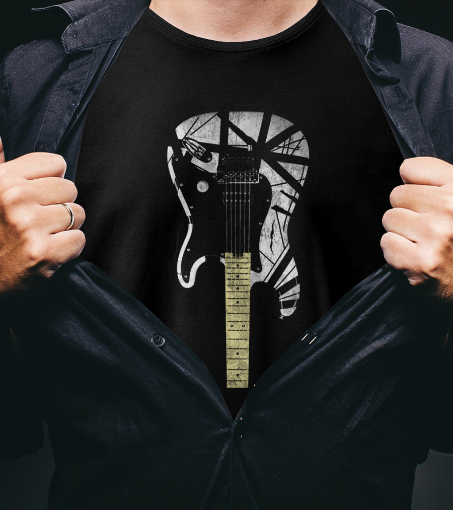 Vhl 08 Distressed Electric Guitar T-Shirt
