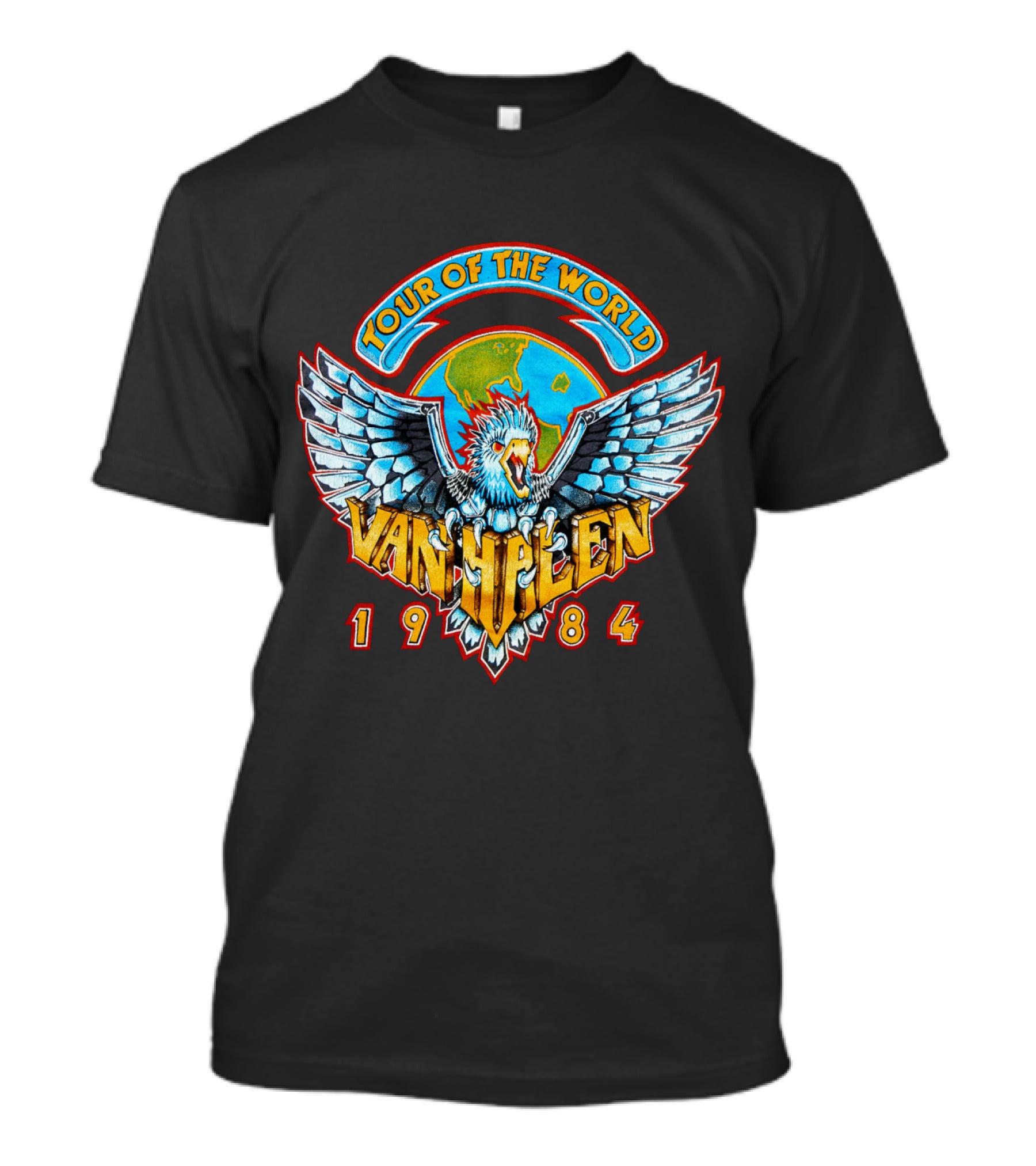 Tour Of The World Van Halen 1984 T-Shirt