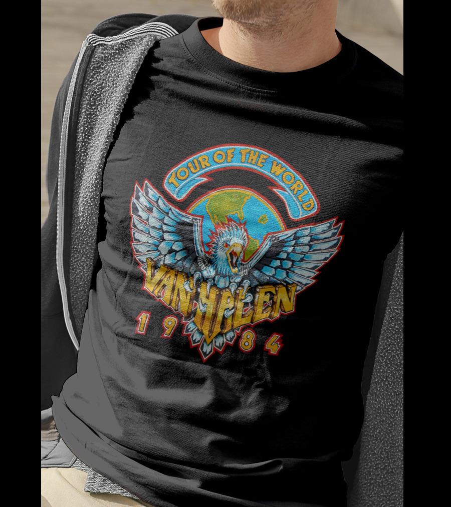 Tour Of The World Van Halen 1984 T-Shirt