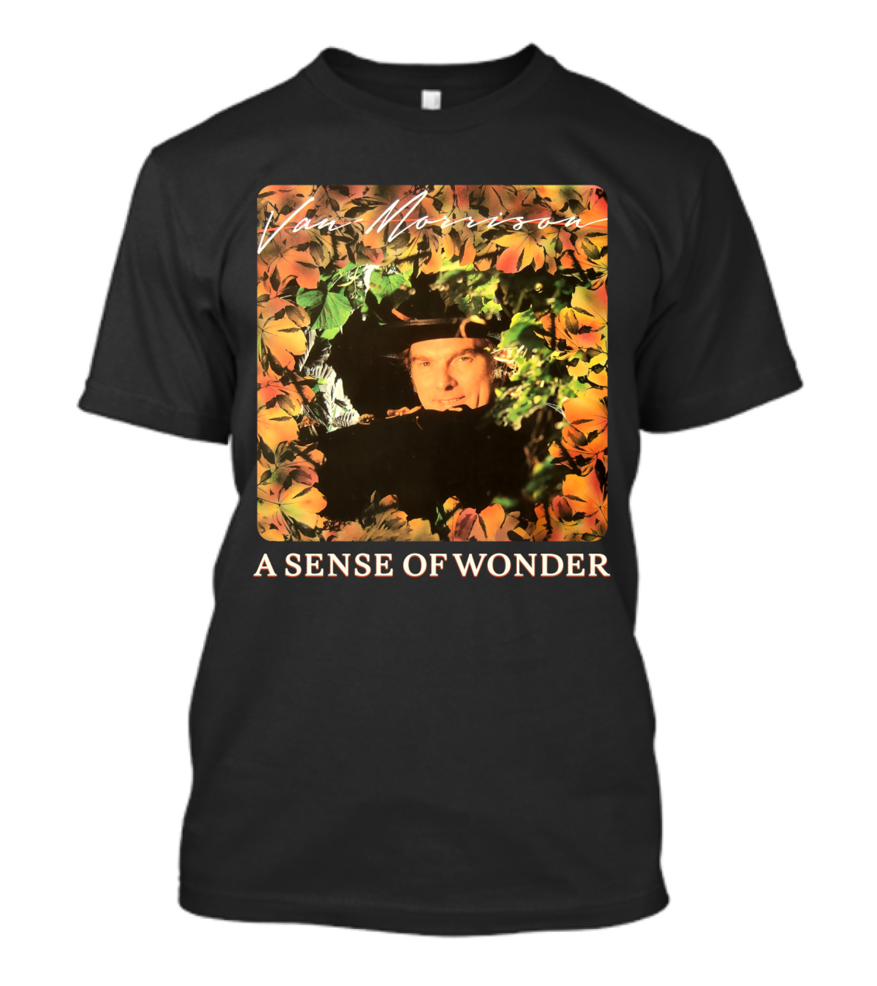 Van Morrison A Sense Of Wonder Autumn Leaves T-Shirt