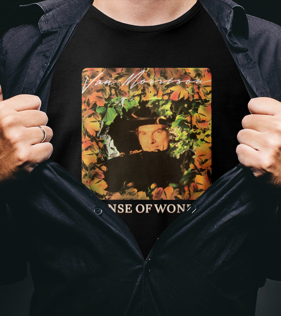 Van Morrison A Sense Of Wonder Autumn Leaves T-Shirt