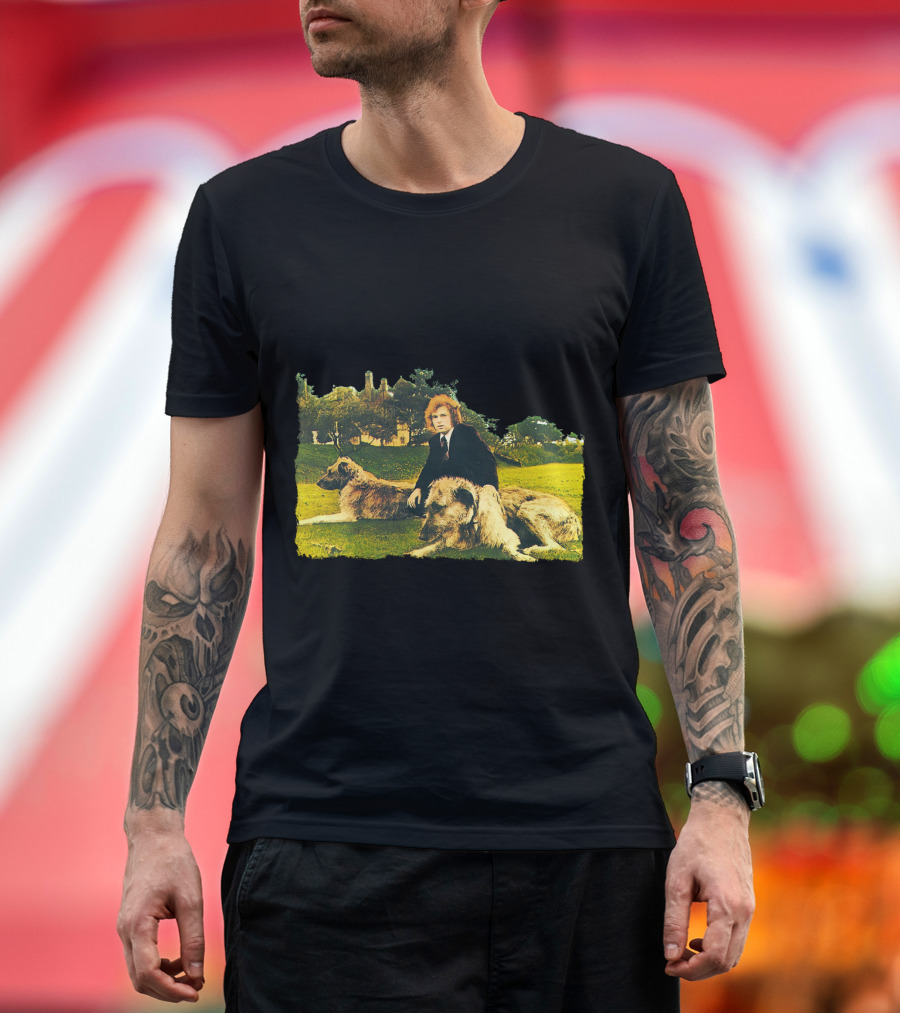 Van Morrison Veedon Fleece Album Cover Art with Dogs T-Shirt