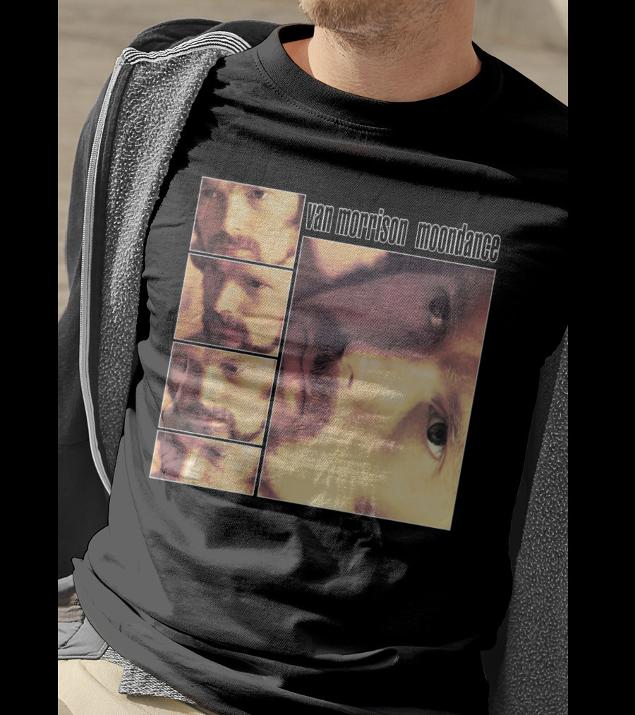 Van Morrison Moondance Album Cover Montage T-Shirt