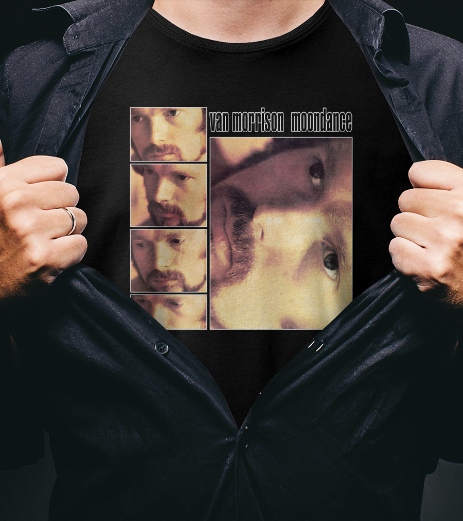 Van Morrison Moondance Album Cover Montage T-Shirt