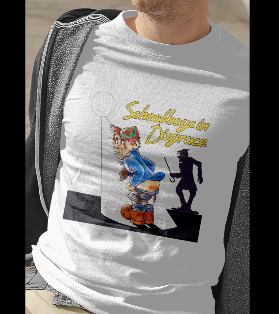 TKK 02 Schoolboys In Disgrace Animation Style Illustration With Shadow Scene T-Shirt