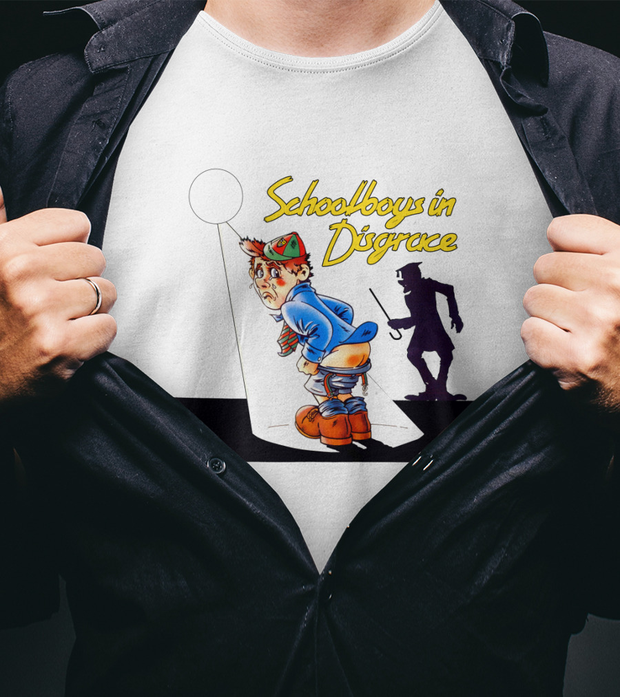 TKK 02 Schoolboys In Disgrace Animation Style Illustration With Shadow Scene T-Shirt