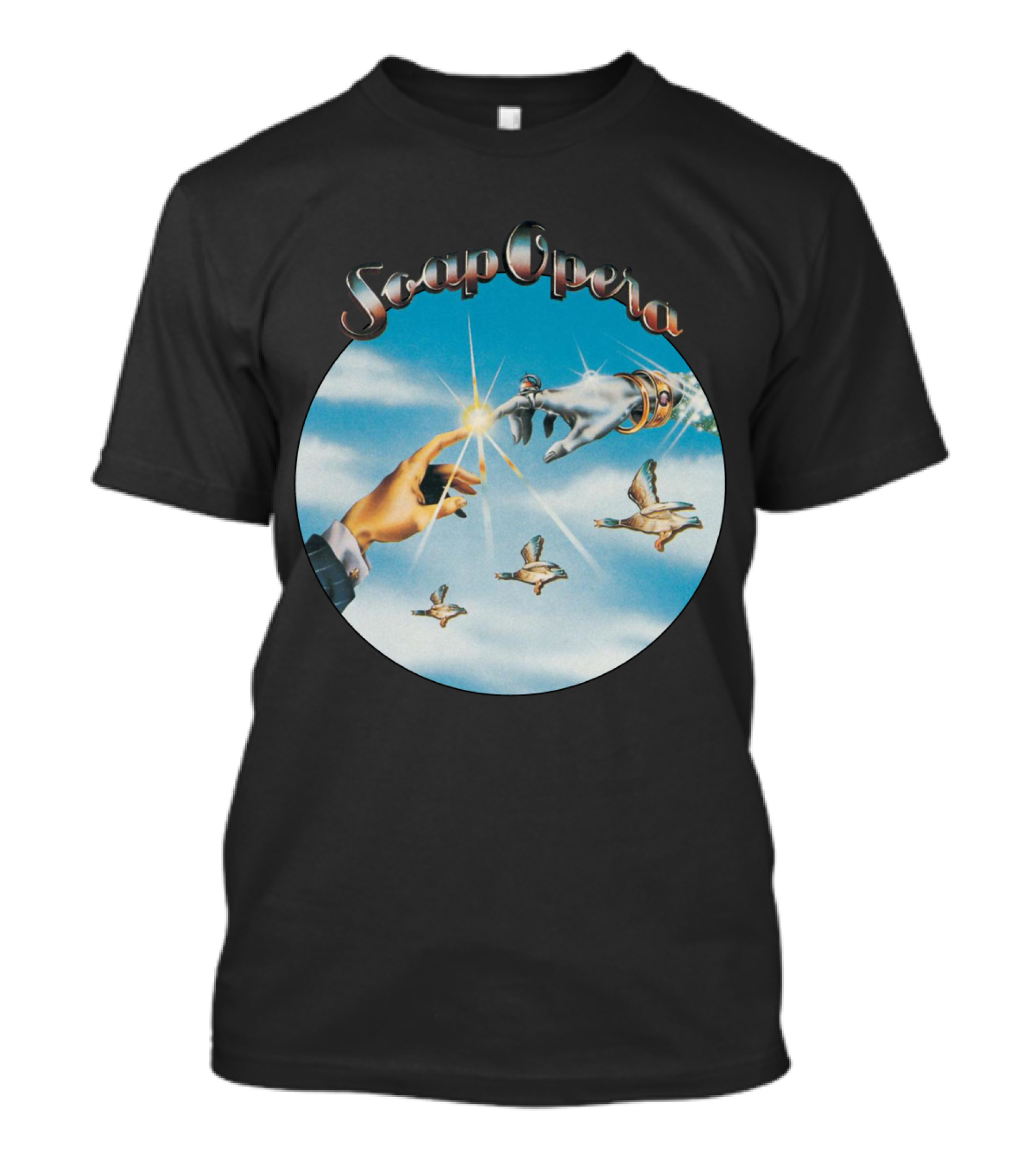 TKK 11 Soap Opera Surrealist Sky And Hands With Ducks Vision T-Shirt