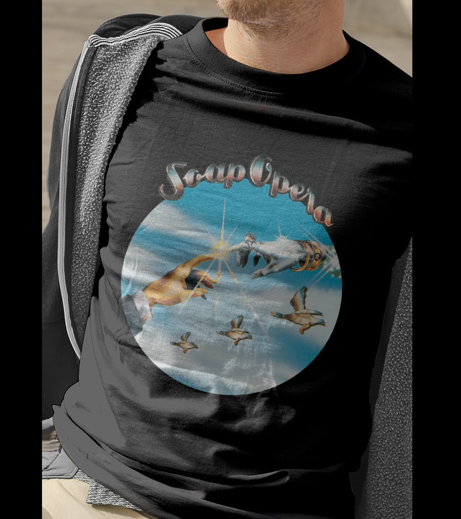 TKK 11 Soap Opera Surrealist Sky And Hands With Ducks Vision T-Shirt