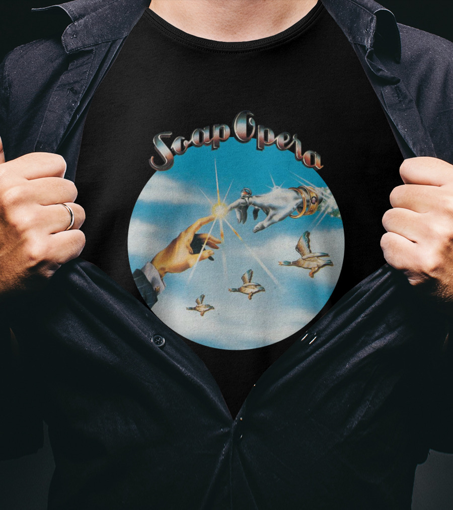 TKK 11 Soap Opera Surrealist Sky And Hands With Ducks Vision T-Shirt