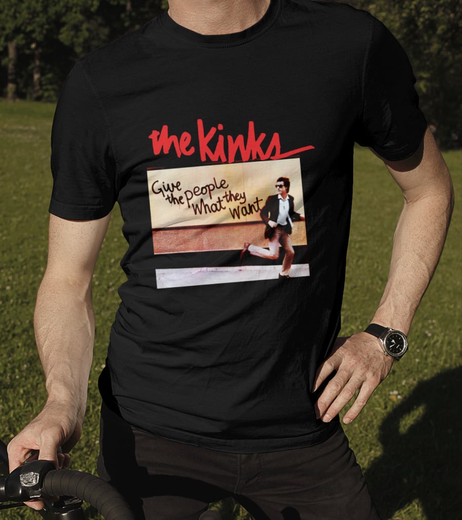 The Kinks Give The People What They Want Running Man Image T-Shirt