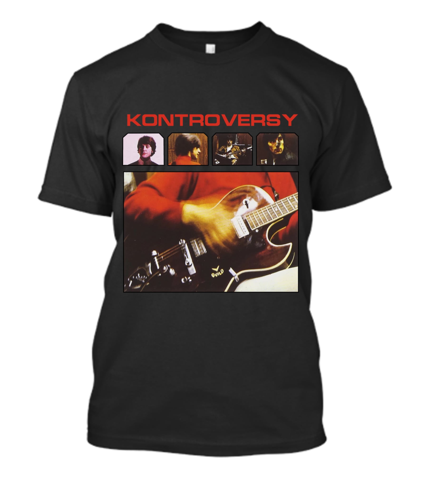 Kontroversy Album Guitar Iconic Band Portraits T-Shirt