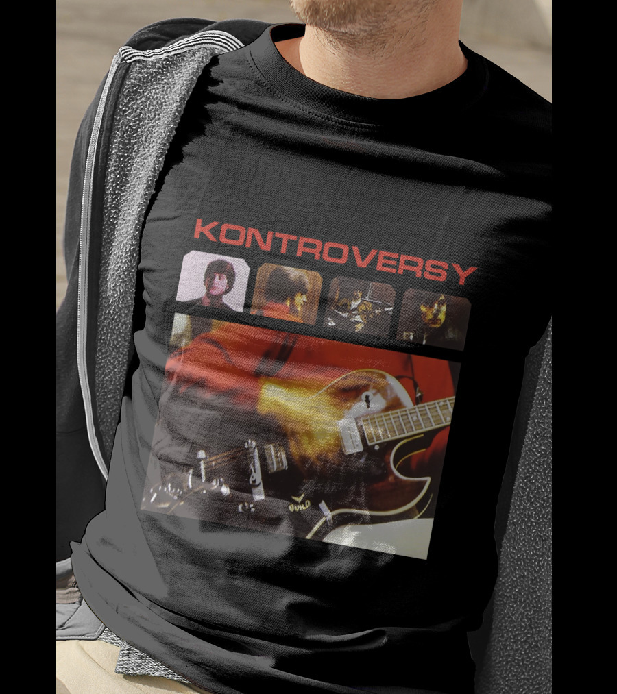 Kontroversy Album Guitar Iconic Band Portraits T-Shirt