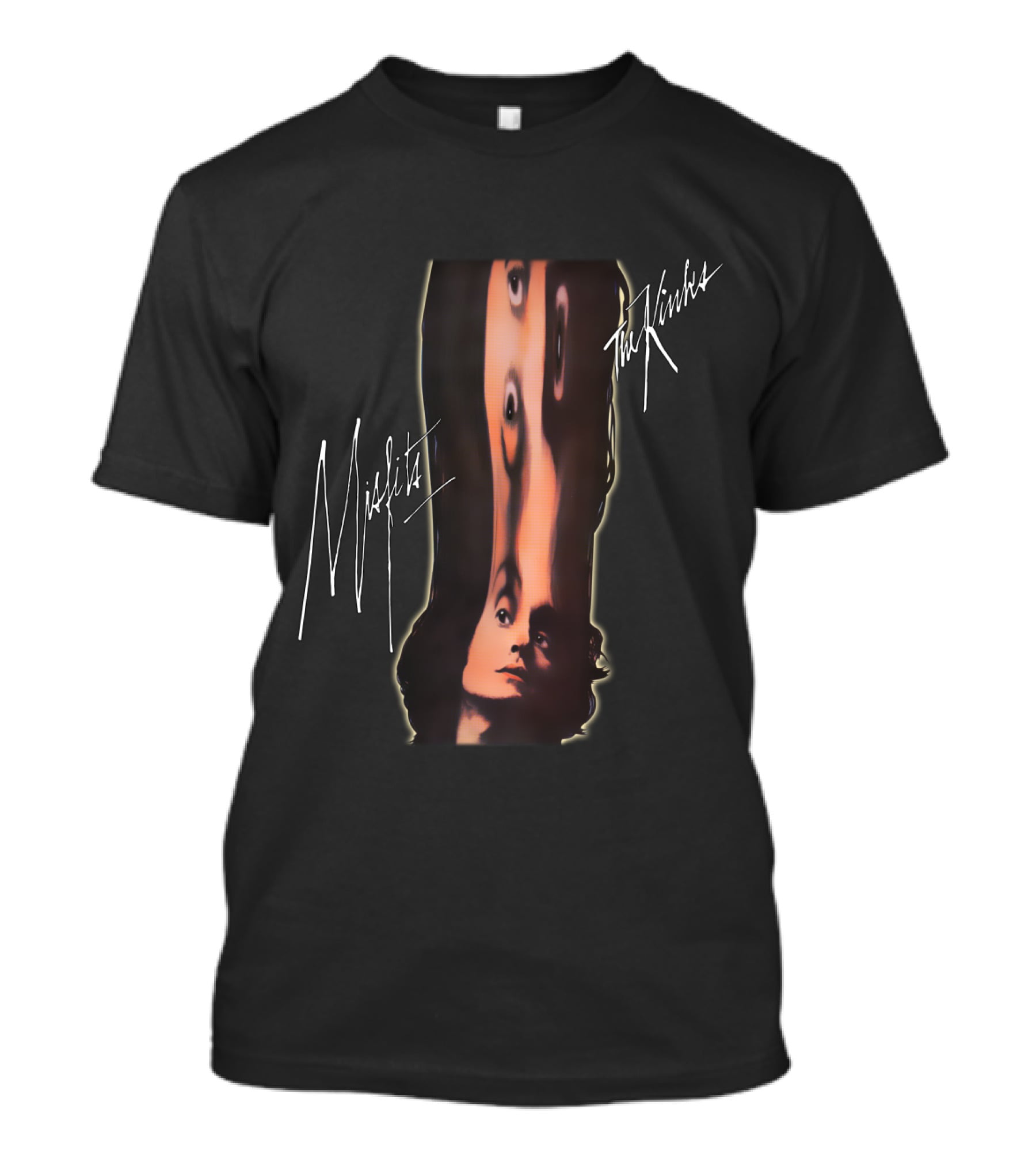 The Kinks Misfits Distorted Faces Artwork Tkk T-Shirt