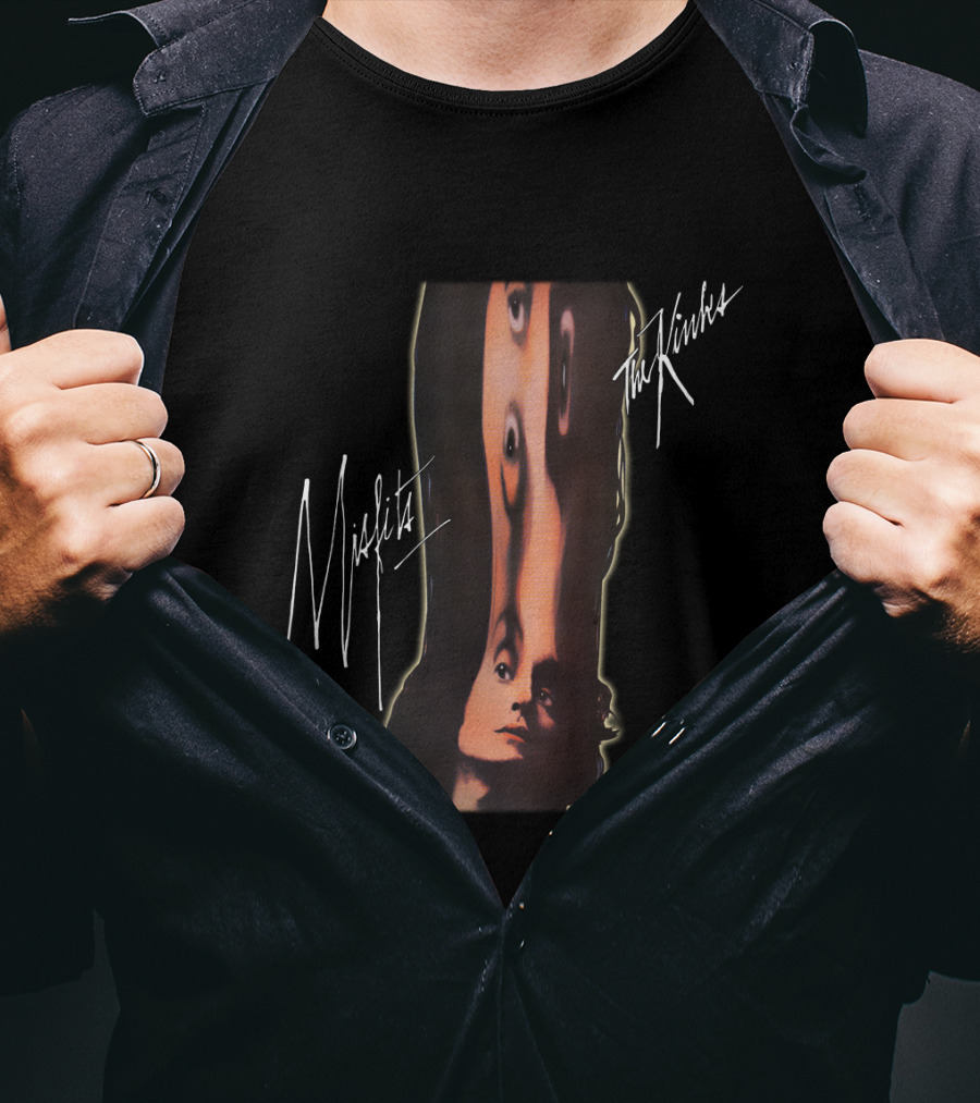 The Kinks Misfits Distorted Faces Artwork Tkk T-Shirt