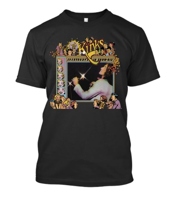 The Kinks Everybody's In Show-Biz Vintage Graphic With Cartoon Characters T-Shirt