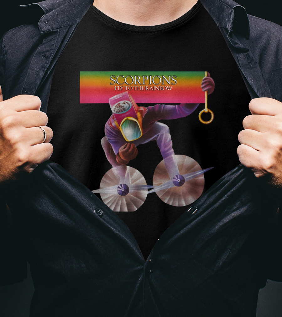 Scorpions Fly To The Rainbow Album Cover Artwork Scp T-Shirt
