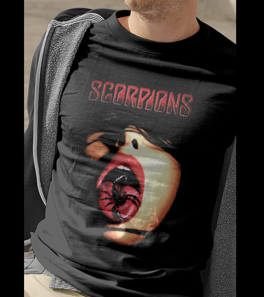 SCORPIONS Face And Mouth With Scorpion T-Shirt