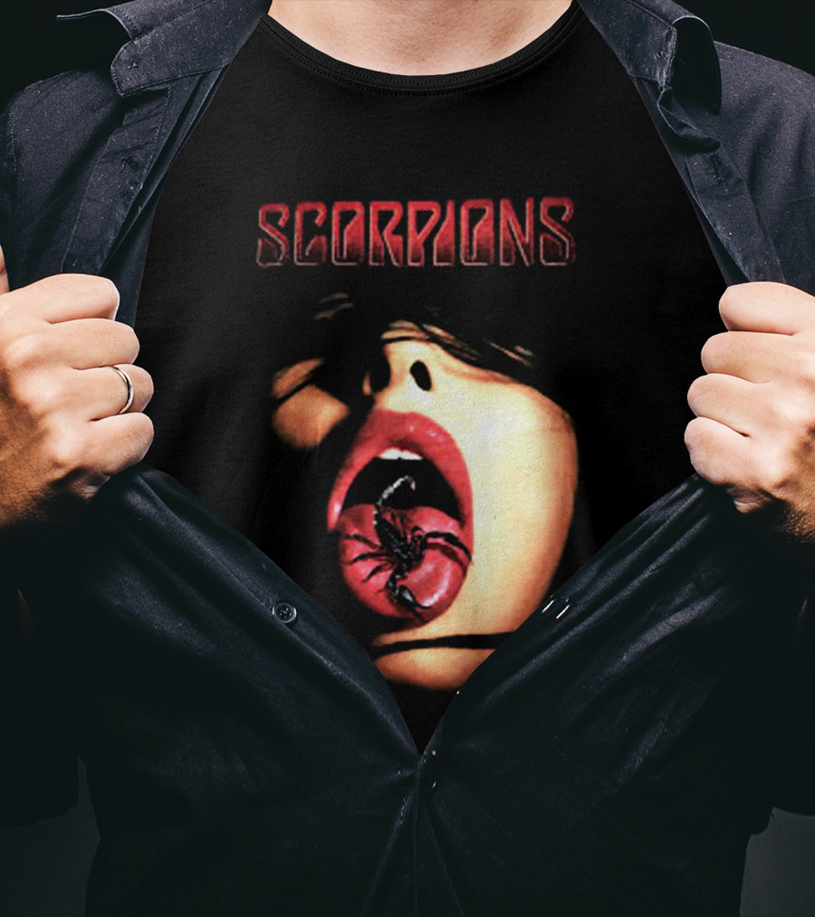 SCORPIONS Face And Mouth With Scorpion T-Shirt