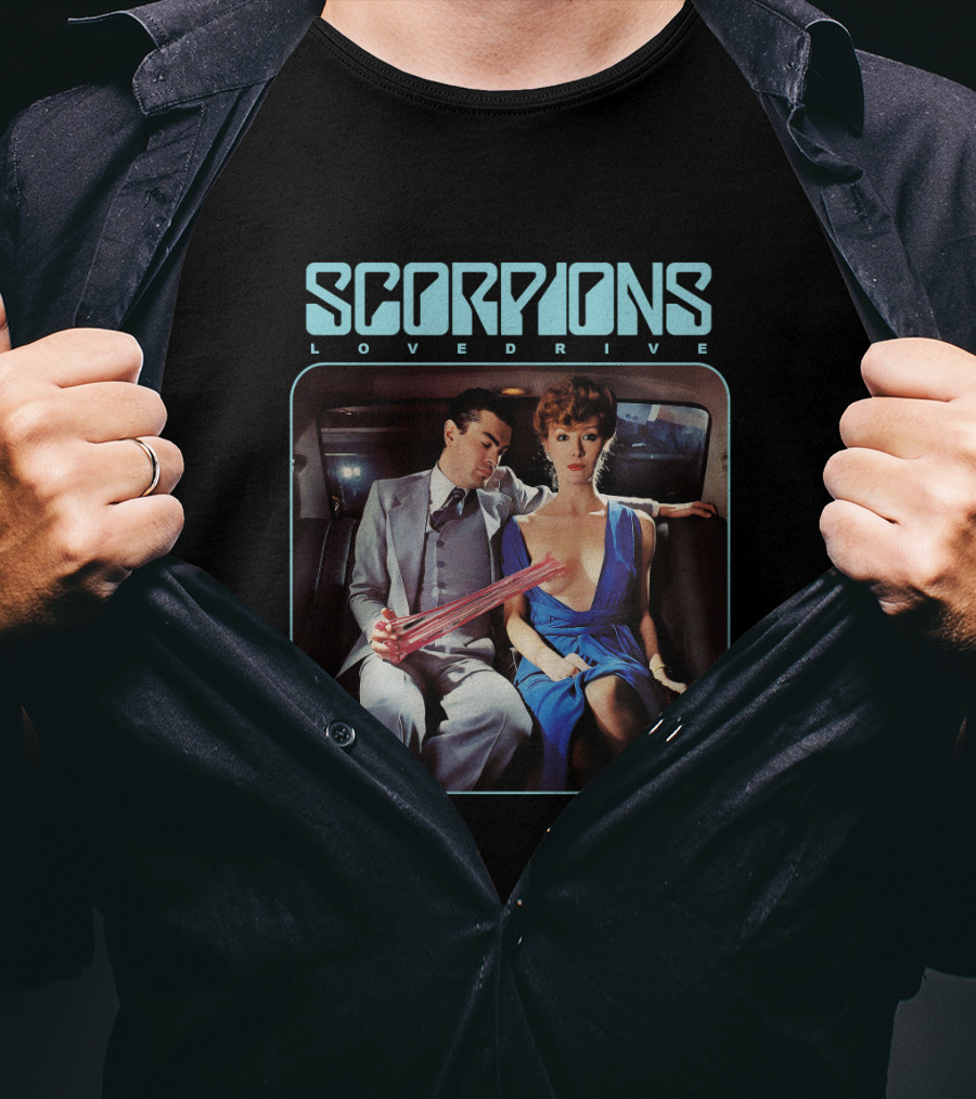 Scorpions Lovedrive Album Cover Scp T-Shirt