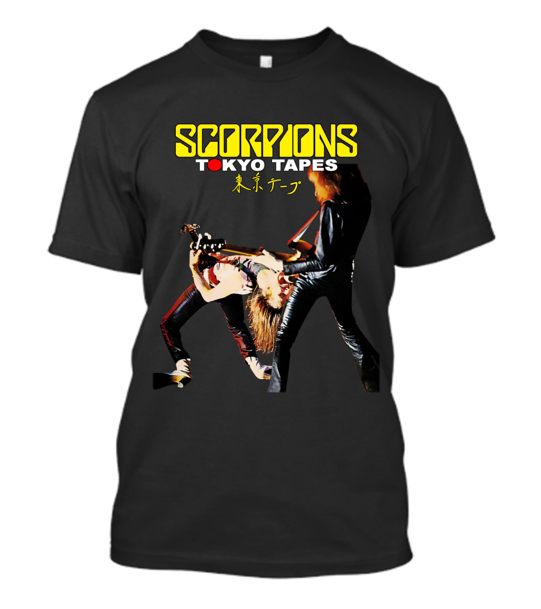 Scorpions Tokyo Tapes Live Performance Japan Rock Band T-Shirt