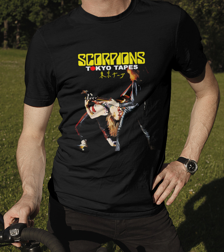 Scorpions Tokyo Tapes Live Performance Japan Rock Band T-Shirt