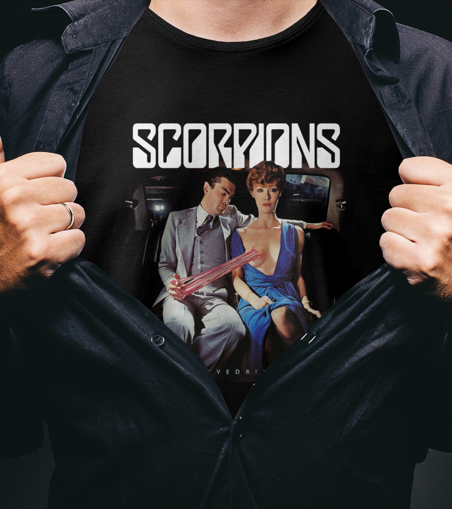 Scorpions Lovedrive Album Cover T-Shirt