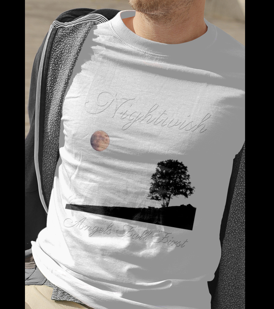 Nightwish Angels Fall First Moon And Tree T-Shirt