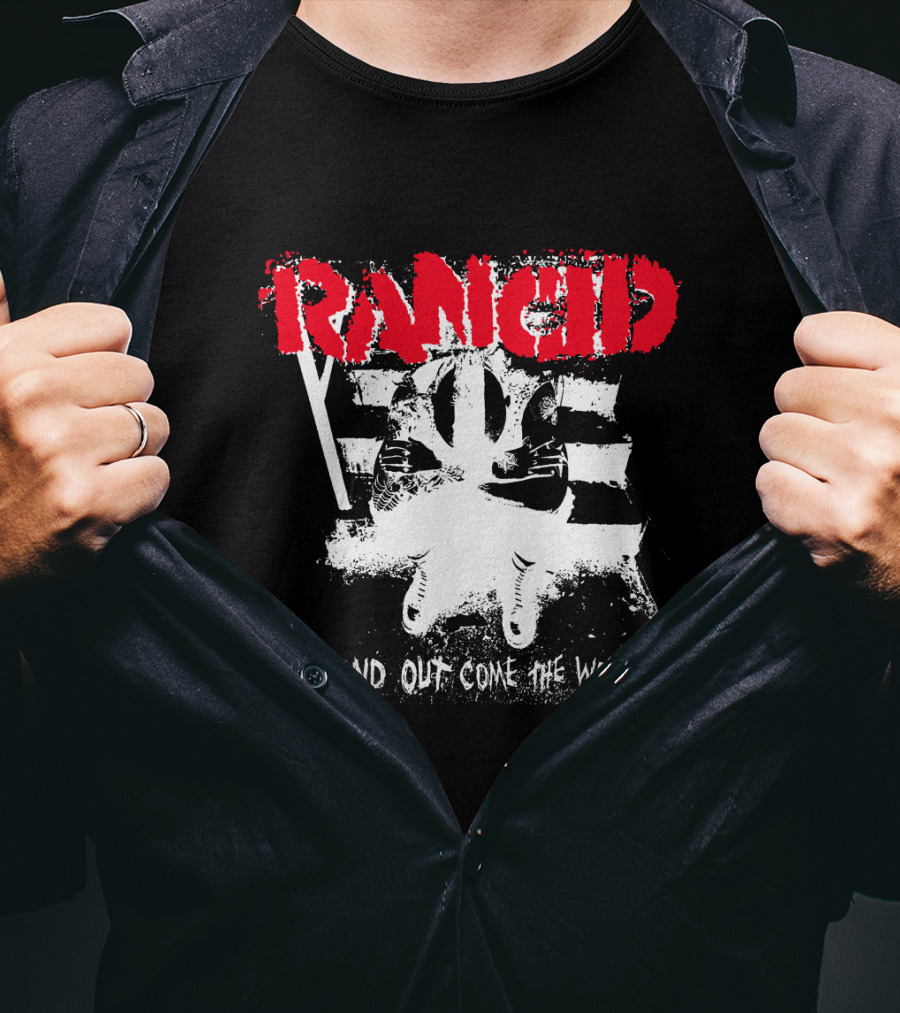 Rancid .And Out Come The Wolves Album Cover T-Shirt