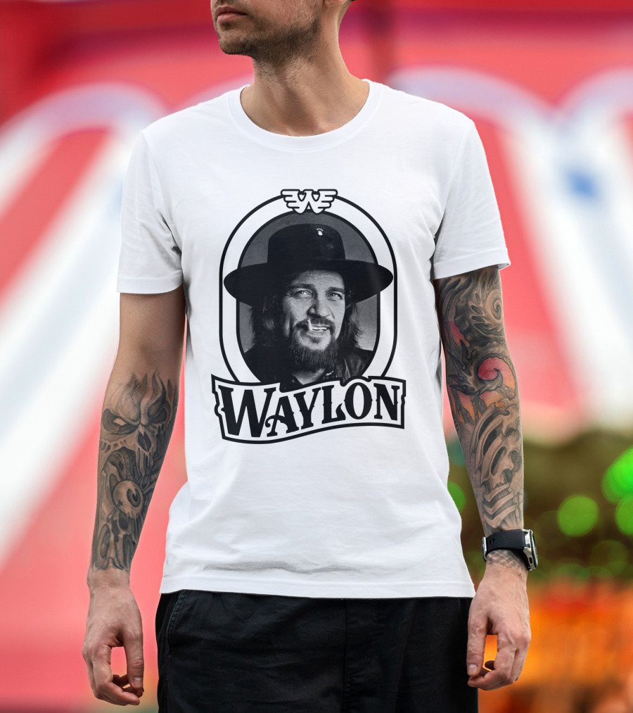 Waylon Jennings Country Music Legend T-Shirt